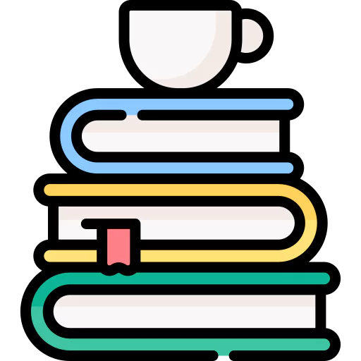 image of coffee and books